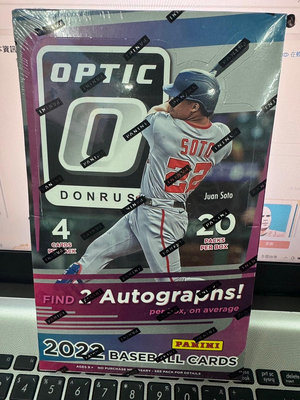 MLB 2022 Panini Donruss OPTIC HOBBY Baseball 視覺系列 棒球卡 卡盒