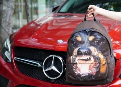 Givenchy 紀梵希 Givenchy Rottweiler Backpack 大型單寧皮邊挪威納背包