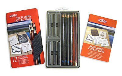 英國德爾文 DERWENT Sketching Collection 素描鉛筆 12件精選組