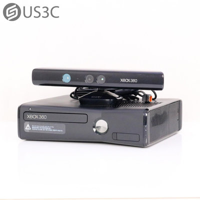 【US3C-高雄店】微軟 Microsoft XBOX 360 S Console 250G + Kinect 感應器 家用遊戲機 電玩主機 體感遊戲 家機