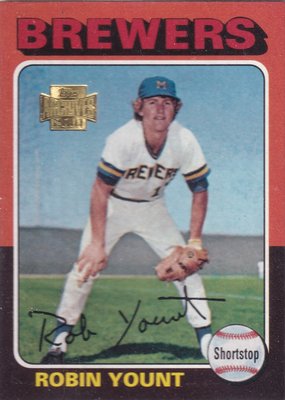 2001 Topps Archives #299 Robin Yount Milwaukee Brewers