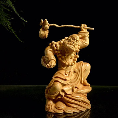 【品名】武達摩  祖師達摩 擺件 木雕 工藝品