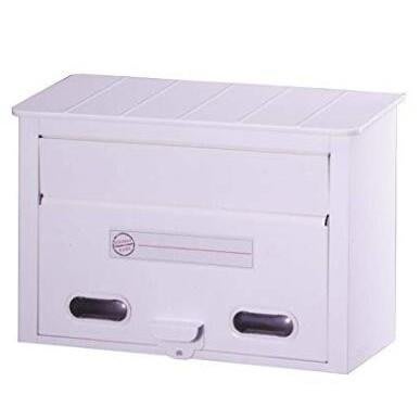 日本製造 好品質 304不鏽鋼 白色紅色信箱 大門信箱壁掛郵箱傳單箱信件箱 意見箱 2133A