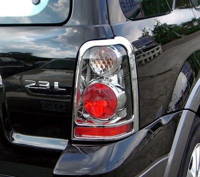 圓夢工廠 Ford 福特 Escape 2004~2007 改裝 鍍鉻銀 車燈框飾貼 後燈框 尾燈框