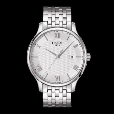 Tissot 天梭俊雅系列鋼帶石英男腕錶 T0636101103800