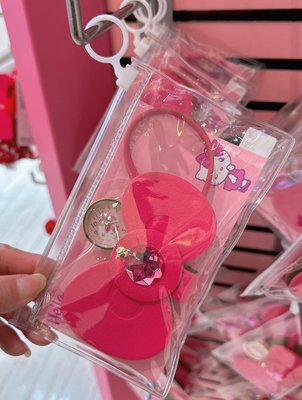 ♥小花花日本精品♥ Hello Kitty 蝴蝶結造型手錶 粉色鑽石結造型 大阪限定 ~ 8