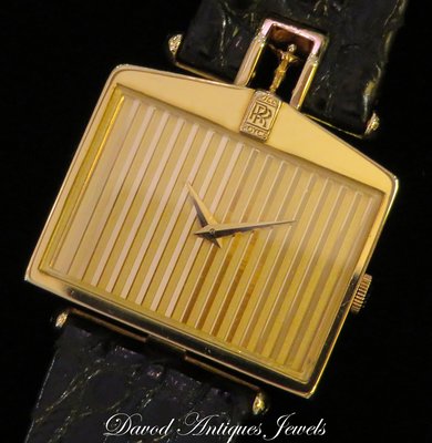 ((天堂鳥)) CORUM 崑崙-ROLLS ROYCE 勞斯萊斯 18K水箱造型手上鍊錶｜高級經典王者風範