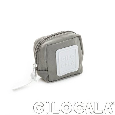 優惠折扣價  日本潮牌*cilocala*  零錢包  鑰匙包  可掛背包使用  灰色  免運費