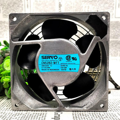全新伺服SERVO CN52B2-WFT AC208/230V  0.11/0.09A 12cm散熱風扇