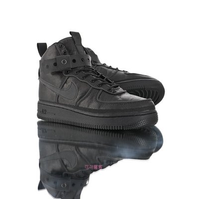 Magic Stick X Nike Air Force 1 High“Vip”空軍一號高幫運動鞋 板鞋 全黑