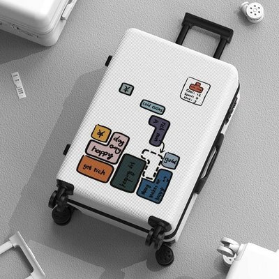 行李箱新款韓版女學生小清新靜音拉桿箱男旅行箱大容量密碼皮箱子