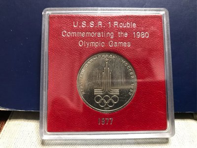 1980年蘇聯莫斯科奧運紀念套幣-奧運徽章