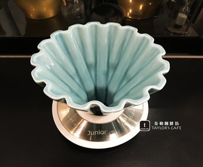 【TDTC 咖啡館】JUNIOR Gear-V 圓錐齒輪陶瓷濾杯 1~2人份(粉藍 / 粉紅 / 咖啡 / 白 / 黑)