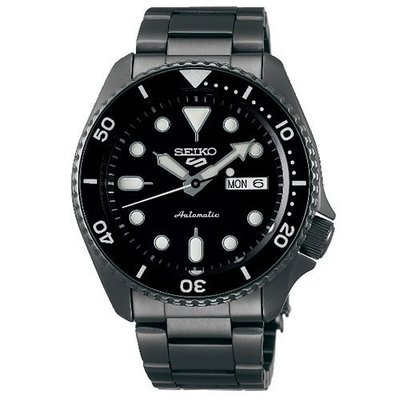 【金台鐘錶】SEIKO精工 5號盾牌 SRPD65K1 機械錶 潛水表 (附原廠錶盒) (消光黑水鬼) 43mm