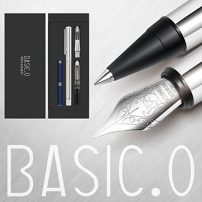 PEN-LINKS BASIC.O 貝斯可鋼筆+卡式鋼珠筆(組)