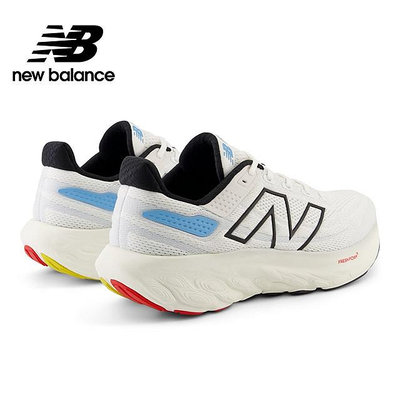 New Balance 1080 白 黑 藍 慢跑 休閒 2E楦 白鞋 M108013A 男鞋