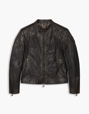 【現貨】英國Belstaff 貝克漢 Outlaw Leather Jacket 亡命之徒 皮衣 義製 黑色 IT46