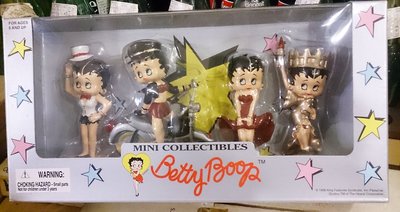 Betty Boop / 貝蒂娃娃 公仔 套組(A) : 收藏 貝蒂 卡通 懷舊 裝飾 公仔 套組 玩偶