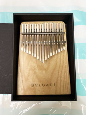 絕版 收藏品 Bvlgari 寶格麗 拇指琴 木製 卡林巴琴
