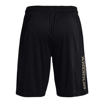 棒球世界全新Under Armour UA Tech WORDMARK MEN男士訓練短褲特價黑色1370400 001