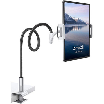 鵝頸式平板電腦支架, Lamicall 平板電腦支架: 與 iPad Mini Pro Air 兼容的柔性臂夾平板電腦支