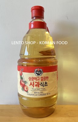 LENTO SHOP - 韓國 CJ 蘋果醋 蘋果料理醋  2배사과식초 Vinegar 1.8公升