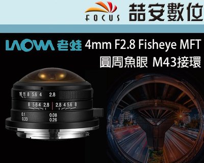 《喆安數位》LAOWA老蛙 4mm F2.8 Fisheye MFT 圓周魚眼鏡 M43專用 公司貨 #4