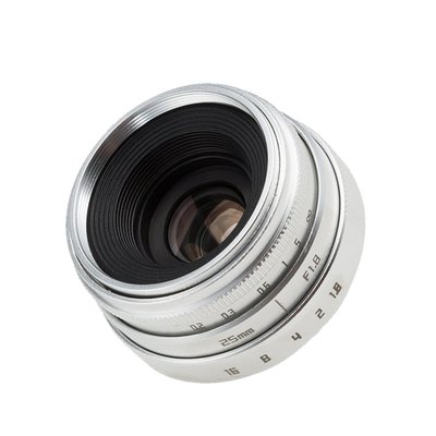 APSC25mm F1.8C Mount camera lens Silvery Factory direct deal
