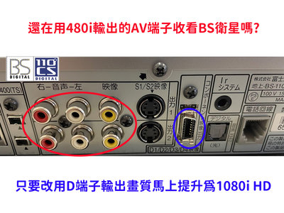☆星樂園☆BS衛星影像升頻套件 BS舊機救星 480i 畫質提升至1080i的利器 HDMI輸出OK