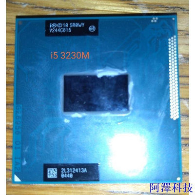 阿澤科技二手NB 筆電CPU i5-3230M i5-480M T6570