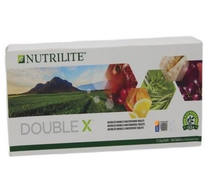 康康樂 安麗紐崔萊 Double X 蔬果綜合營養片(補充包). 安麗綜合維他命-kc