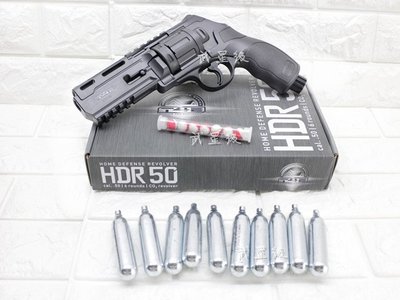 台南 武星級 UMAREX T4E HDR 50 防身 鎮暴槍 左輪 手槍 CO2槍 +12g CO2小鋼瓶 + 辣椒彈