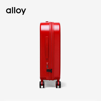 ＂行李箱＂alloy樂幾明星同款時尚行李箱紅色拉桿箱高顏值輕登機網紅旅行箱