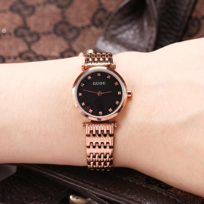 熱銷 古歐GUOU時尚簡約姐妹錶大小款保修女錶腕錶配飾學生錶女錶705 WG047