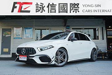 2021年式A45 AMG 抬頭顯示器 電子避震器 紅色安全帶 AMG空力套件