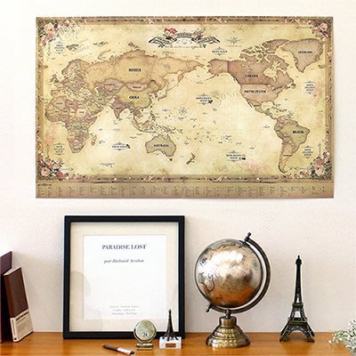 ♀高麗妹♀韓國 Indigo Paper World Map 約定一起去旅行/打卡世界地圖.裝飾壁畫海報(5款選)預購