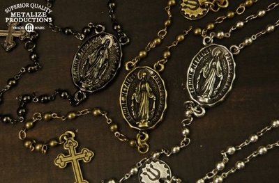 (I LOVE樂多)METALIZE Blessed Virgin Mary ( Y ) Necklace 聖母Y字項鍊