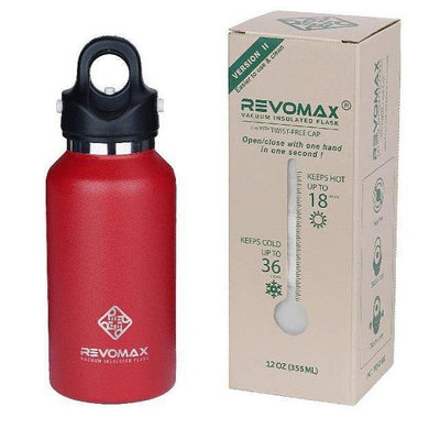 新品 美國RevoMax銳虎保溫杯大容量不銹鋼男士女士無螺紋保冷促銷 可開發票
