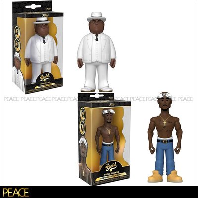 【PEACE】Funko VINYL GOLD Tupac 2PAC Notorious B.I.G 嘻哈 公仔