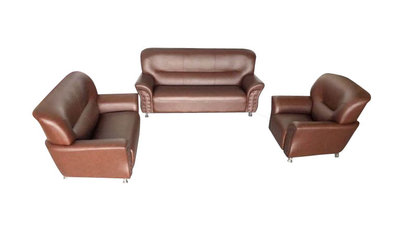 二手家具宏品 BN417AJE*咖啡彈簧座墊沙發*123皮製沙發組 多色可選高檔好貨 有保固的高級沙發 客廳桌椅