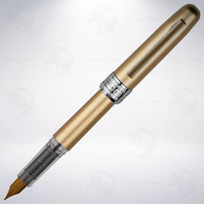 日本 Platinum 白金 PLAISIR 日本傳說 阿瑪比埃 AMABIE 特別版鋼筆: 金色