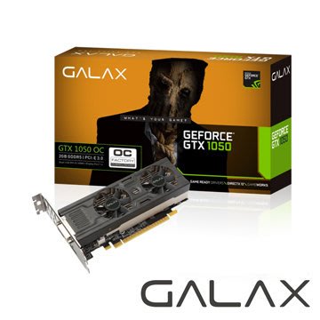 【捷修電腦。士林】 全新GALAX GTX 1050 2G OC