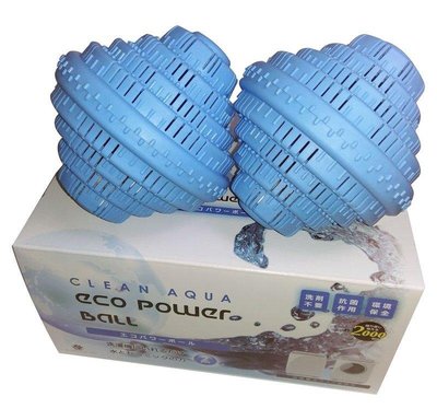 2組免運♀日本代購♂日本光伸CLEAN AQUA ECO POWER BALL 環保洗衣球 (2球/盒