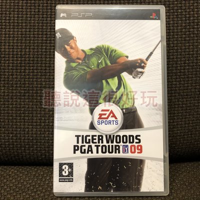 滿千免運 PSP 老虎伍茲 09 Tiger Woods PGA TOUR 09 高爾夫球 歐版 正版 遊戲 1