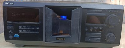 SONY~CD播放機CDP-CX400  SV320-D~可容裝400片CD光碟片~