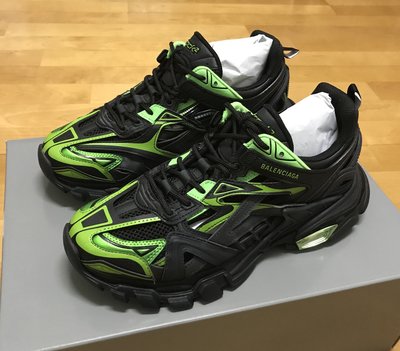 全新 Balenciaga 巴黎世家 Track 2 黑綠配色 運動鞋  1元起標