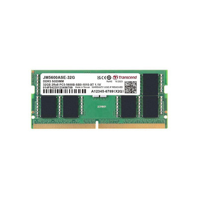Transcend 創見 JetRam DDR5 5600 32GB 筆記型記憶體 JM5600ASE-32G