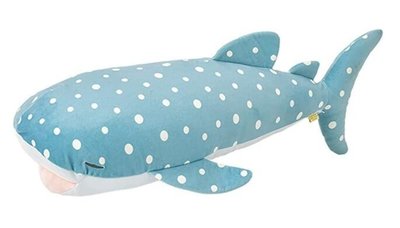 17775c 日本進口 大隻 限量品 好品質 柔軟又可愛 鯨鯊 豆腐鯊 鯊魚 擺件絨毛絨娃娃玩偶布偶收藏品送禮禮品