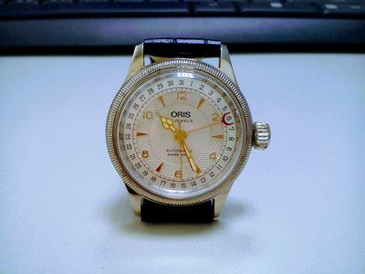 Oris 豪利時 指針式日期 自動上鍊 機械錶 cal.574 錶框壓紋 美品 已保養