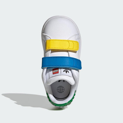 adidas LEGO X STAN SMITH 運動休閒鞋 小白鞋 嬰幼童鞋 IF2916